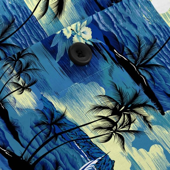 Tropical Printed Casual Shirt - Perfect for Vacation - Picture 7 of 7